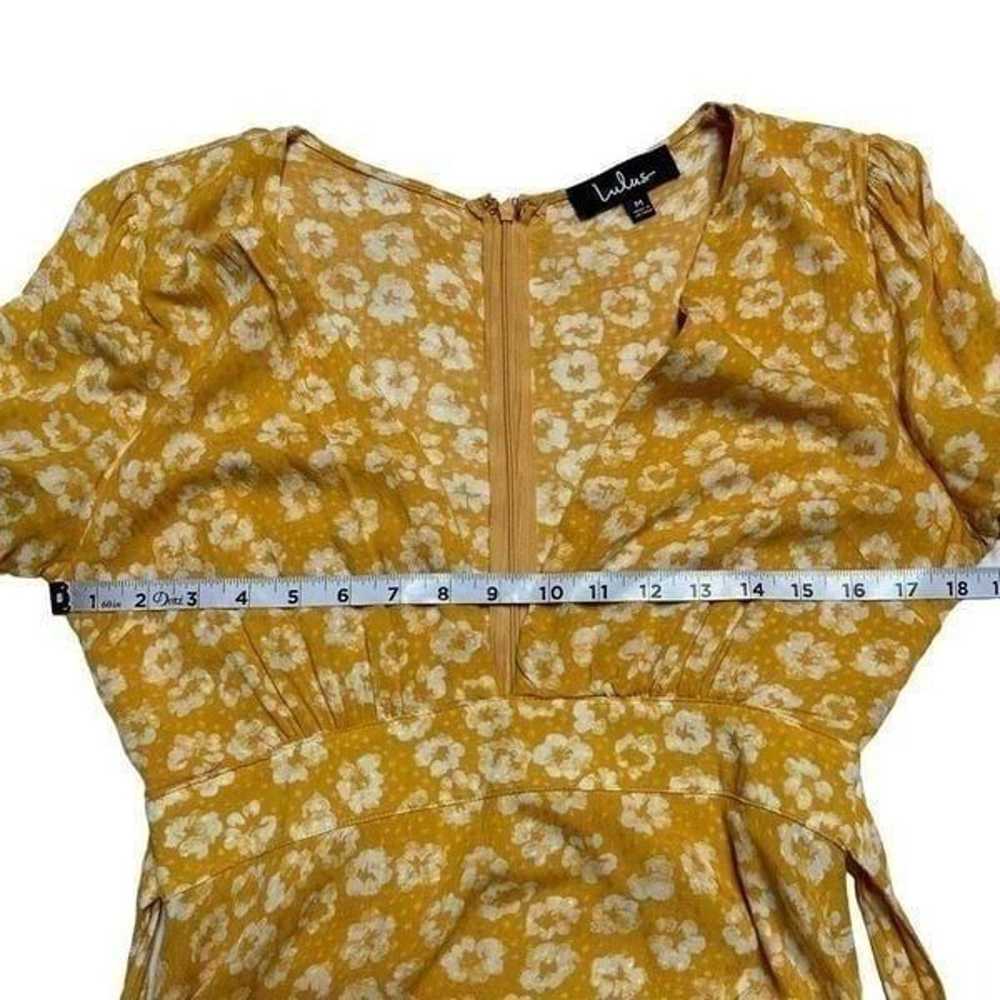 Lulus Garden Explorer Floral Mini Dress Mustard Y… - image 7