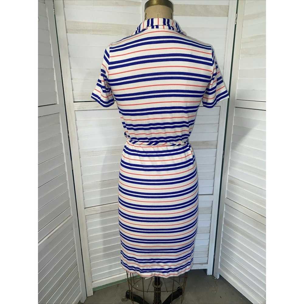 Vintage Lady Bayard 60s Striped Shirt Dress Sheat… - image 5