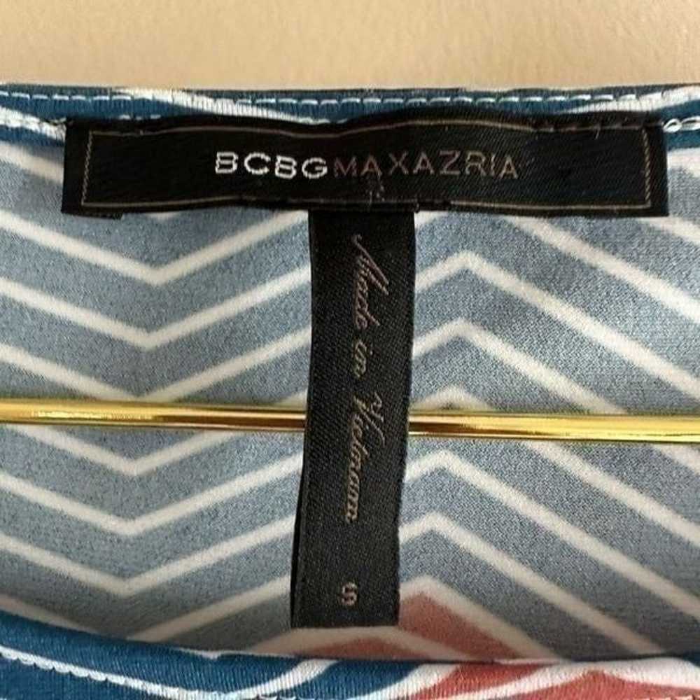 BCBGMaxAzria Digital Wave Chevron Striped Shift J… - image 2