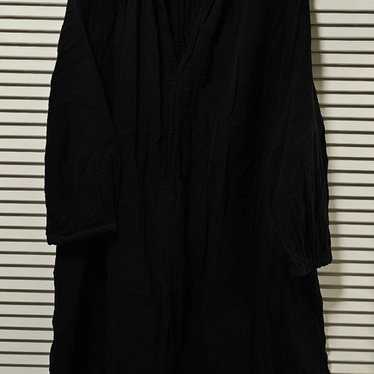 H&M muslin black dress - image 1