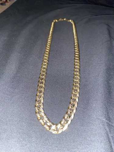 Gold 24in Cuban link 18k - image 1