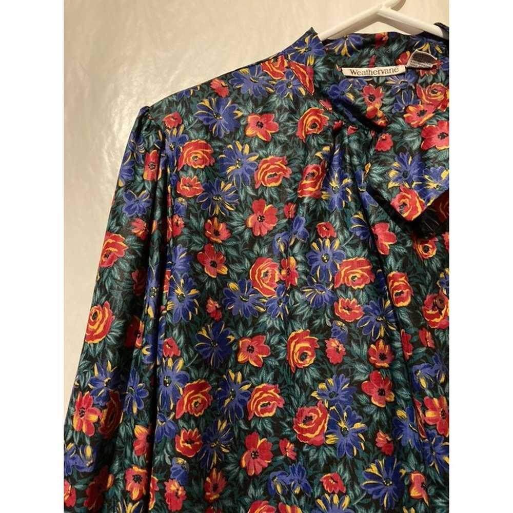 Vintage Floral Shirt size 14 - image 2