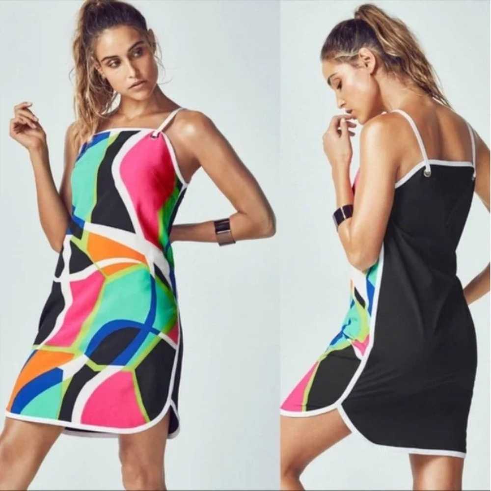 Fabletics Wonda Abstract Tennis Dress Athletic Co… - image 1