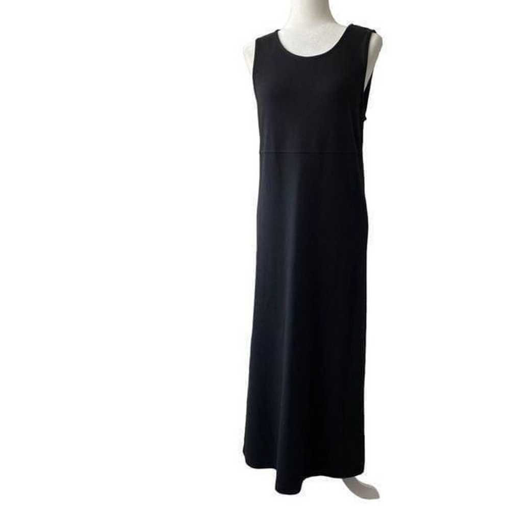 Talbots Black Maxi Dress Sleeveless SZ S - image 11