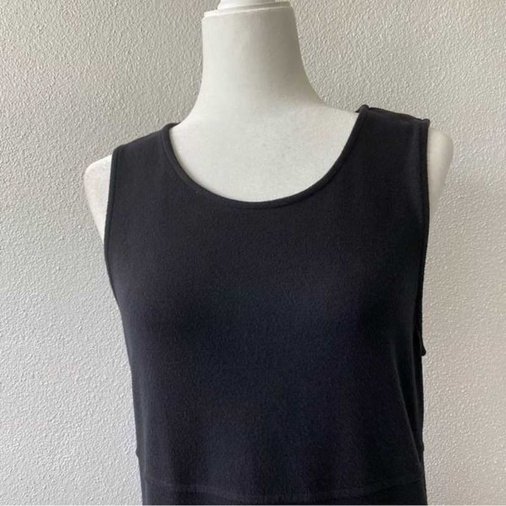 Talbots Black Maxi Dress Sleeveless SZ S - image 4