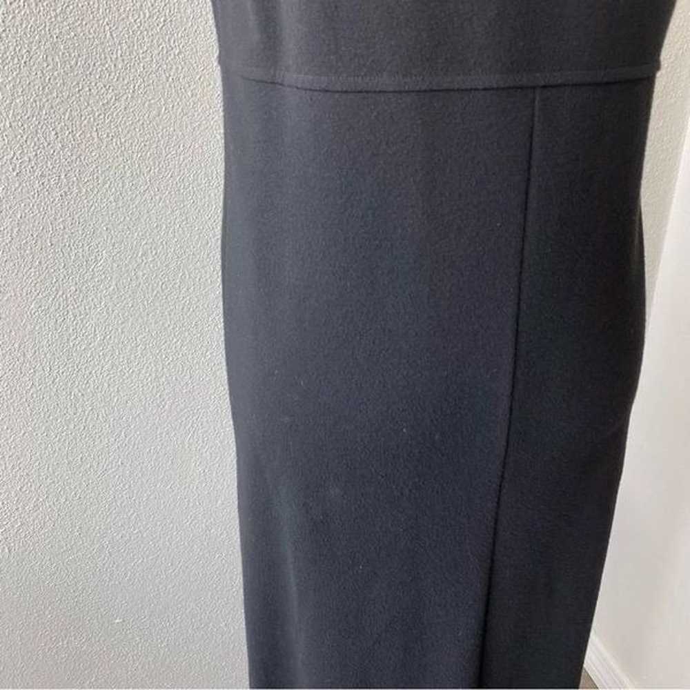 Talbots Black Maxi Dress Sleeveless SZ S - image 8