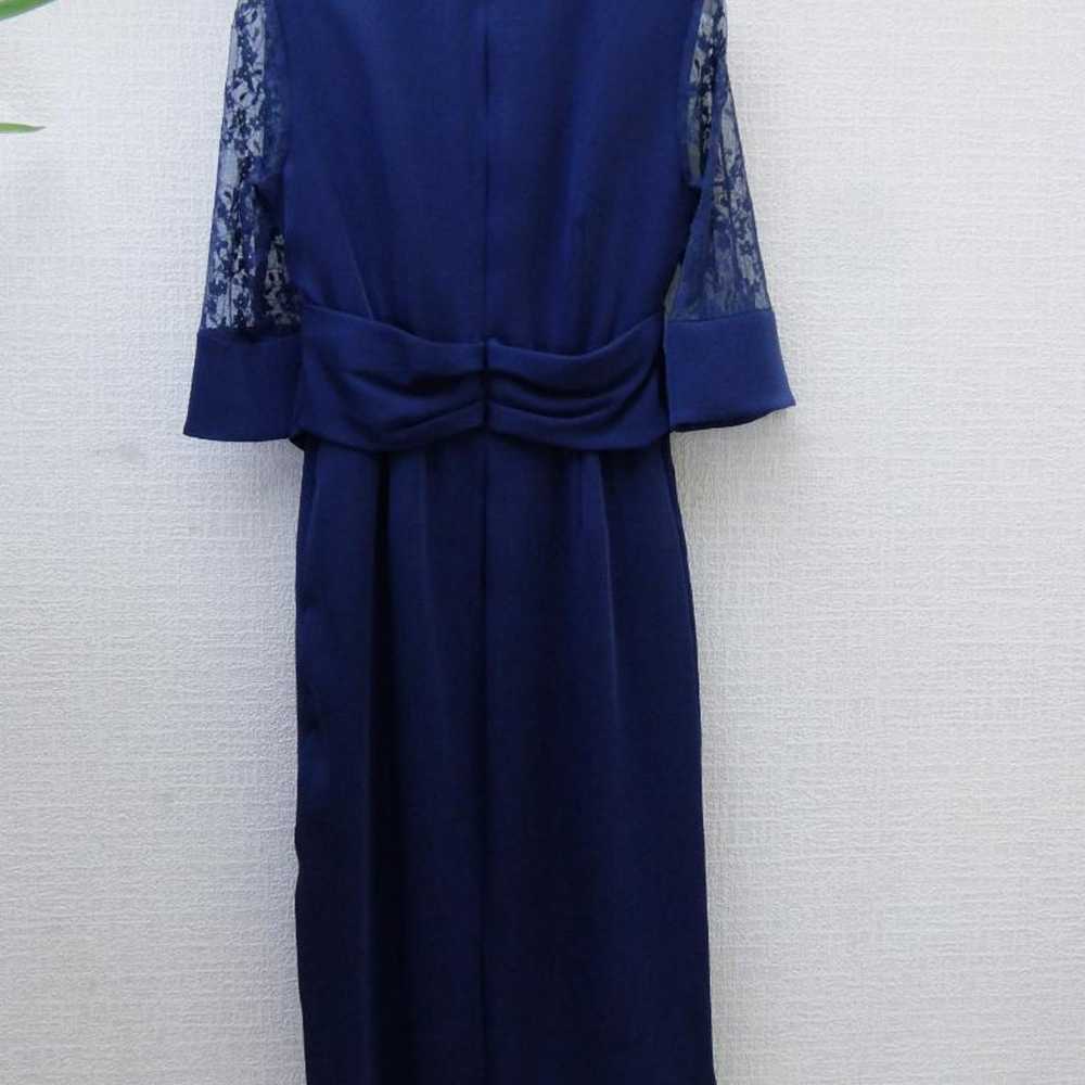 nano univers Aperi Lace Sleeve Dress Navy - image 6