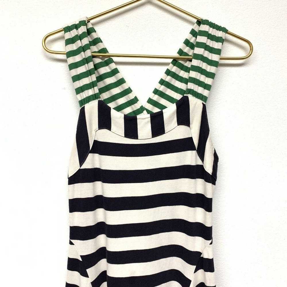 Anthropologie HWR Monogram Split Stripes Dress Si… - image 3