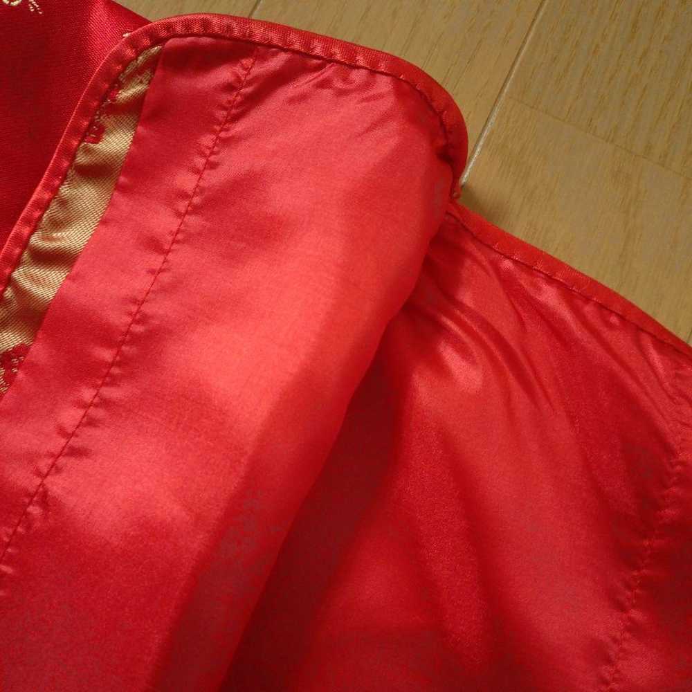 Chinese dress size 34, red, sleeveless - image 5