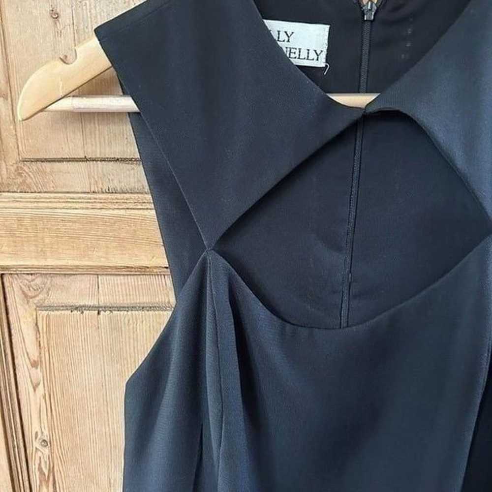 Vintage Sully Bonnelly 6 Black Dress Sleeveless C… - image 4