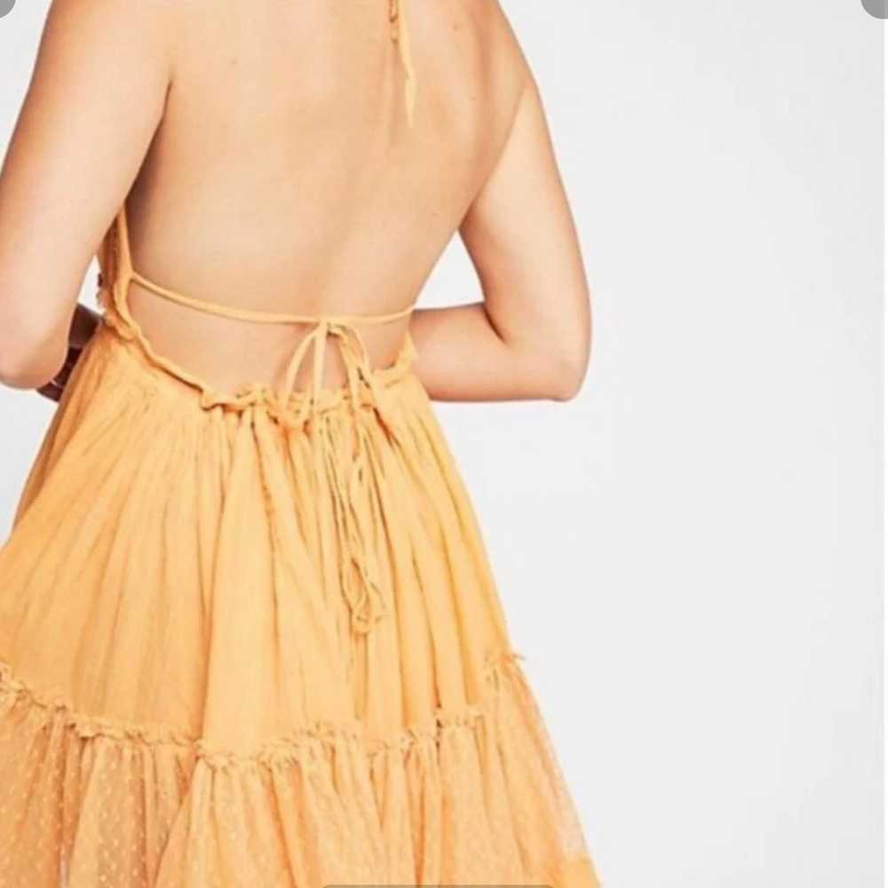 Free People small boho halter backless mini dress… - image 3