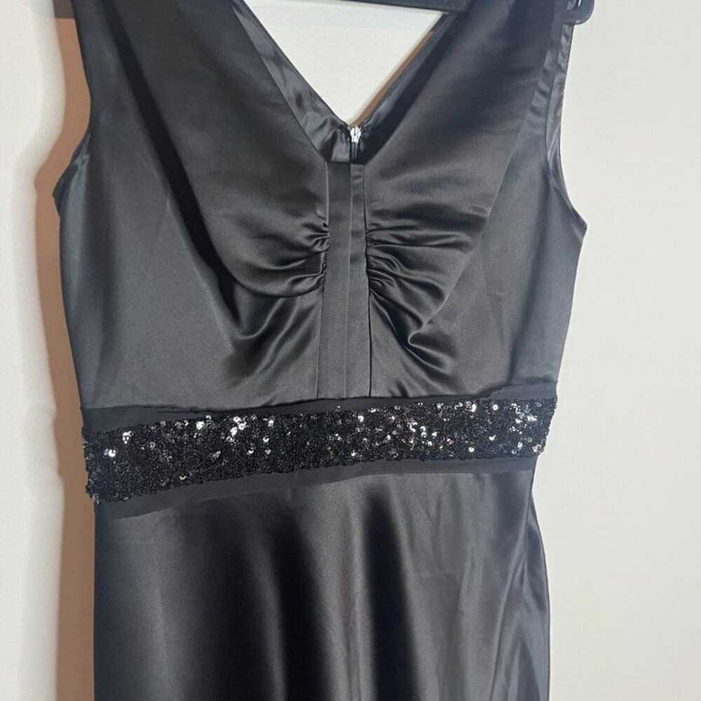 Calvin Klein black sequin satin dress - image 2