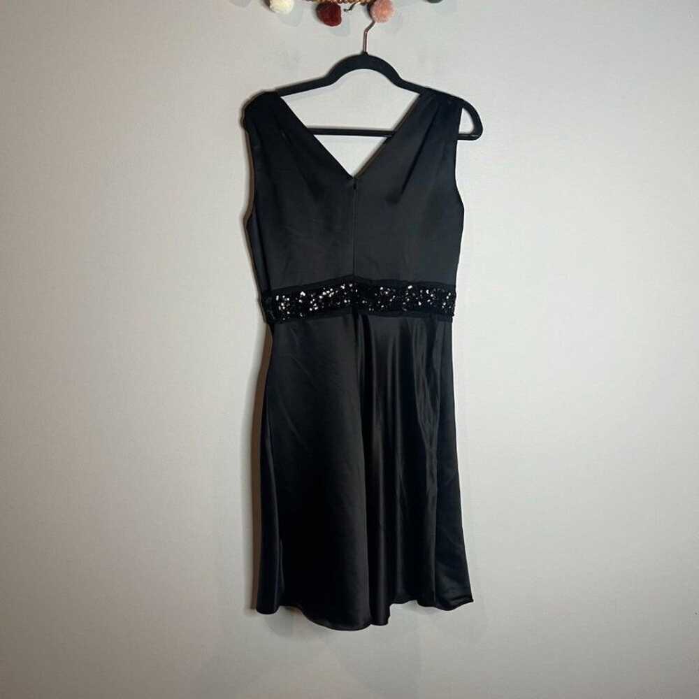 Calvin Klein black sequin satin dress - image 5