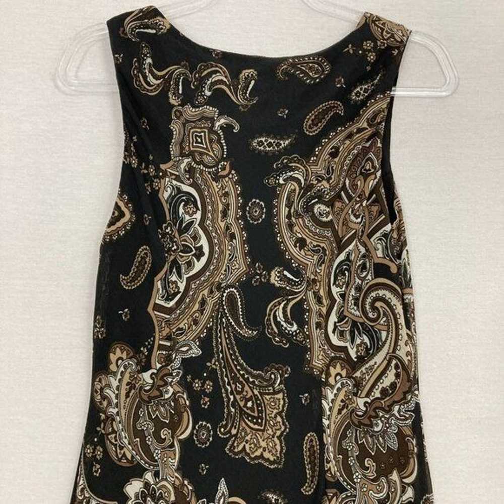 Vintage Studio One Black Tan Paisley Dark Romanti… - image 8