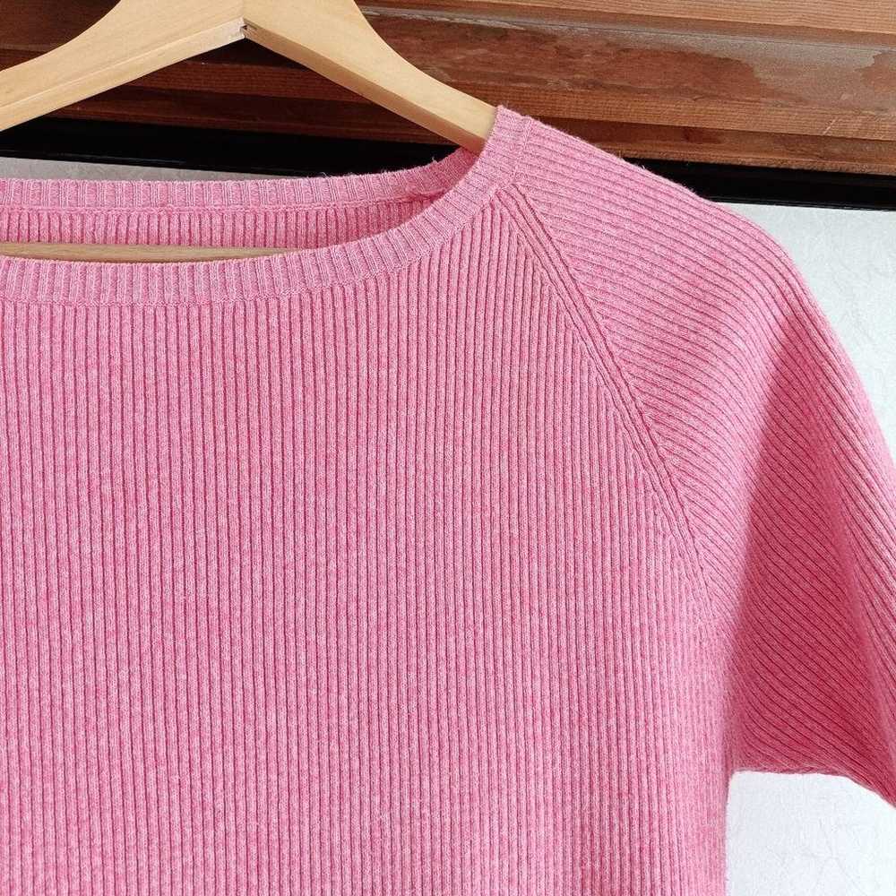 Retro short-sleeve knit in pink - image 2