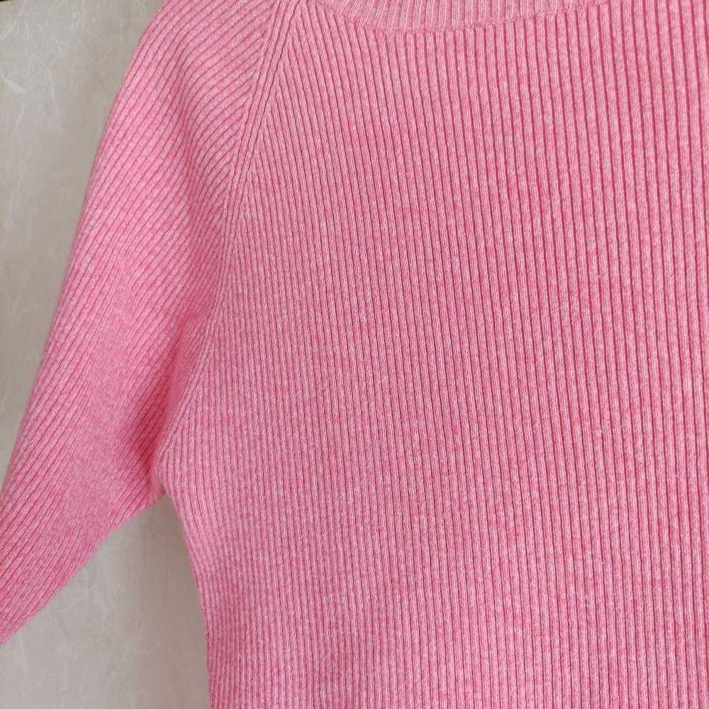 Retro short-sleeve knit in pink - image 3