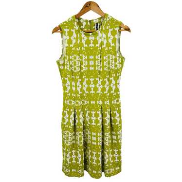 Julian Taylor Women's Fit & Flare Dress Lime Whit… - image 1