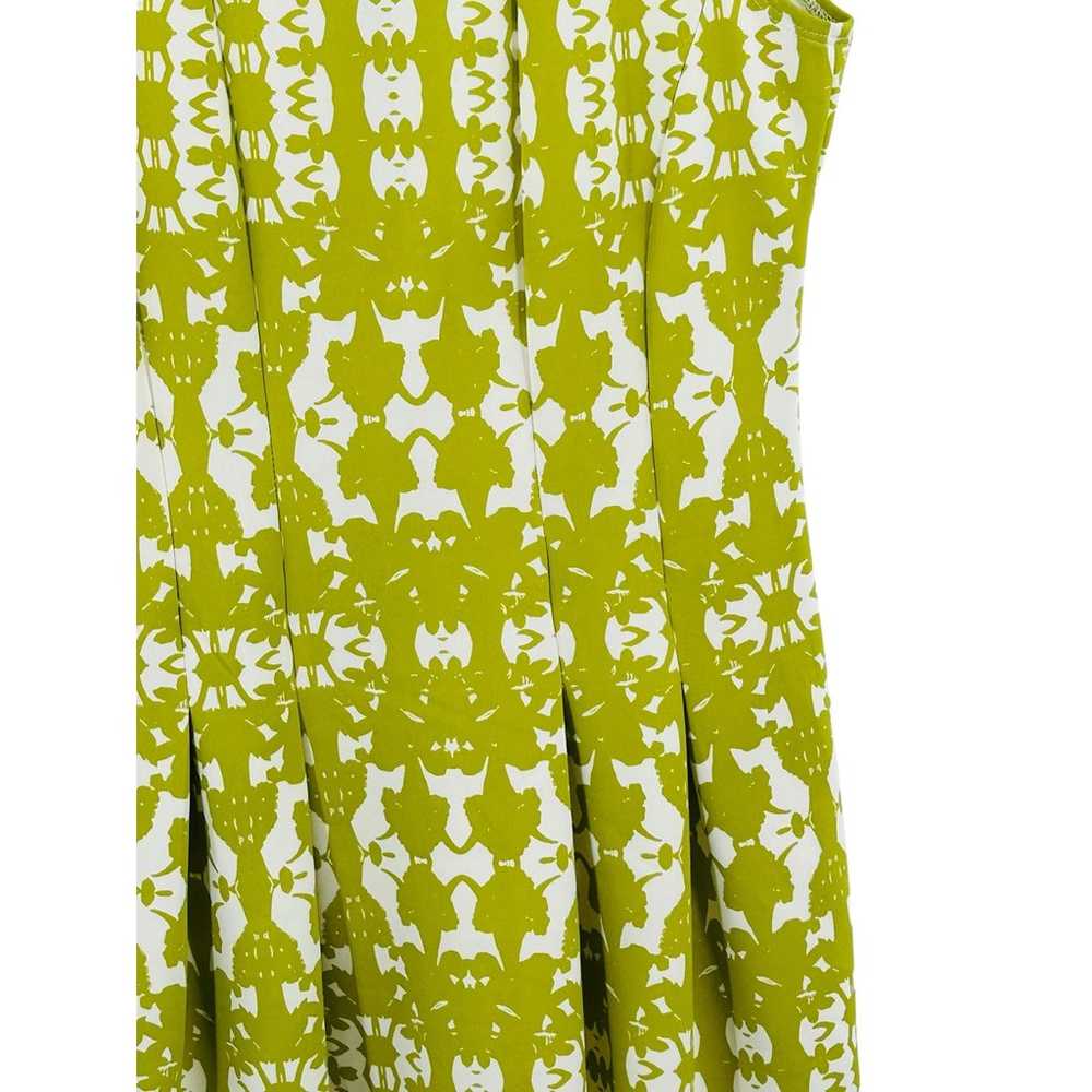 Julian Taylor Women's Fit & Flare Dress Lime Whit… - image 3