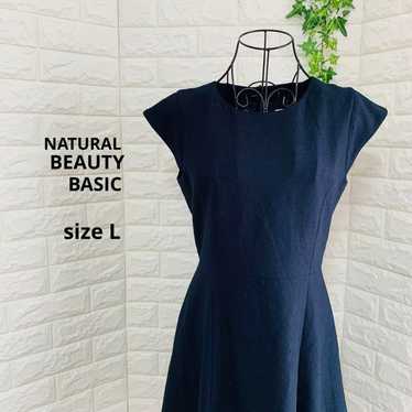 ✱Natural Beauty Basic✱ Sleeveless Knee-Length Flar