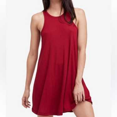 Free People Beach women's small red ribbed dress … - image 1