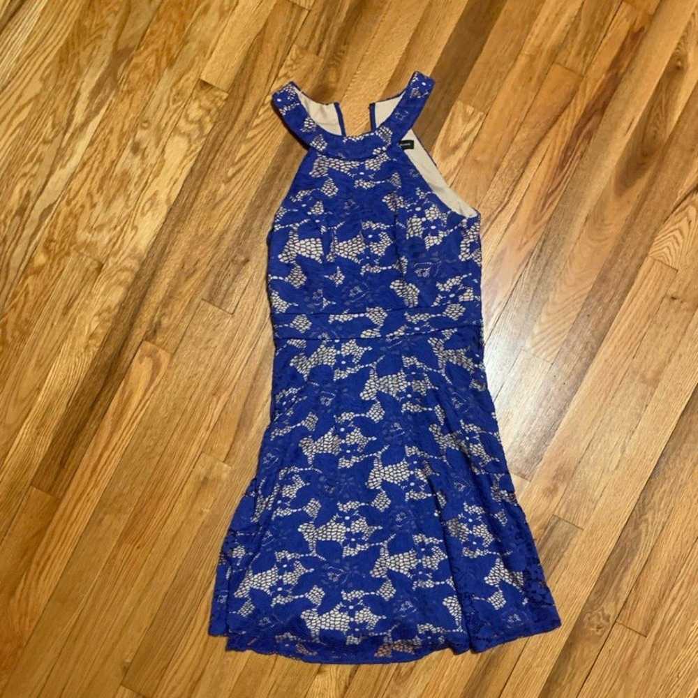 Vibrant Blue Cocktail Dress - image 2