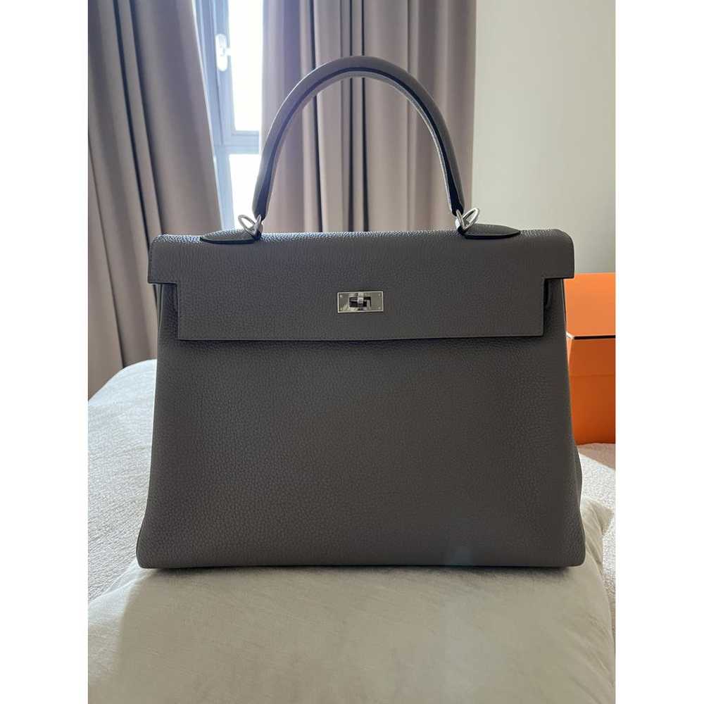 Hermès Kelly 35 leather handbag - image 7