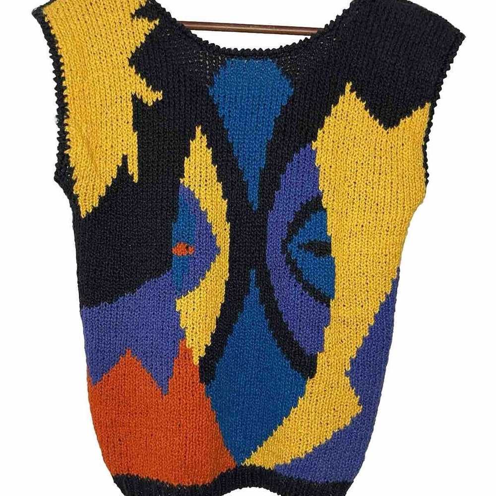 Renee Tener For Jeanne Pierre Knit Sleeveless Top… - image 1