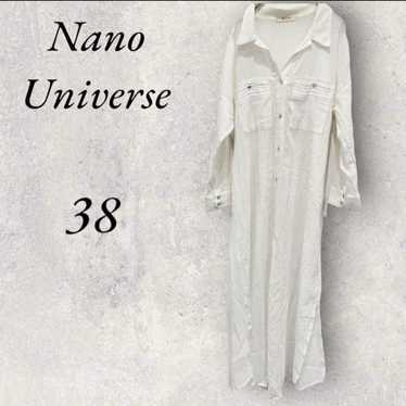 [Good Condition] Nano Universe Shirt Dress Size 38 - image 1