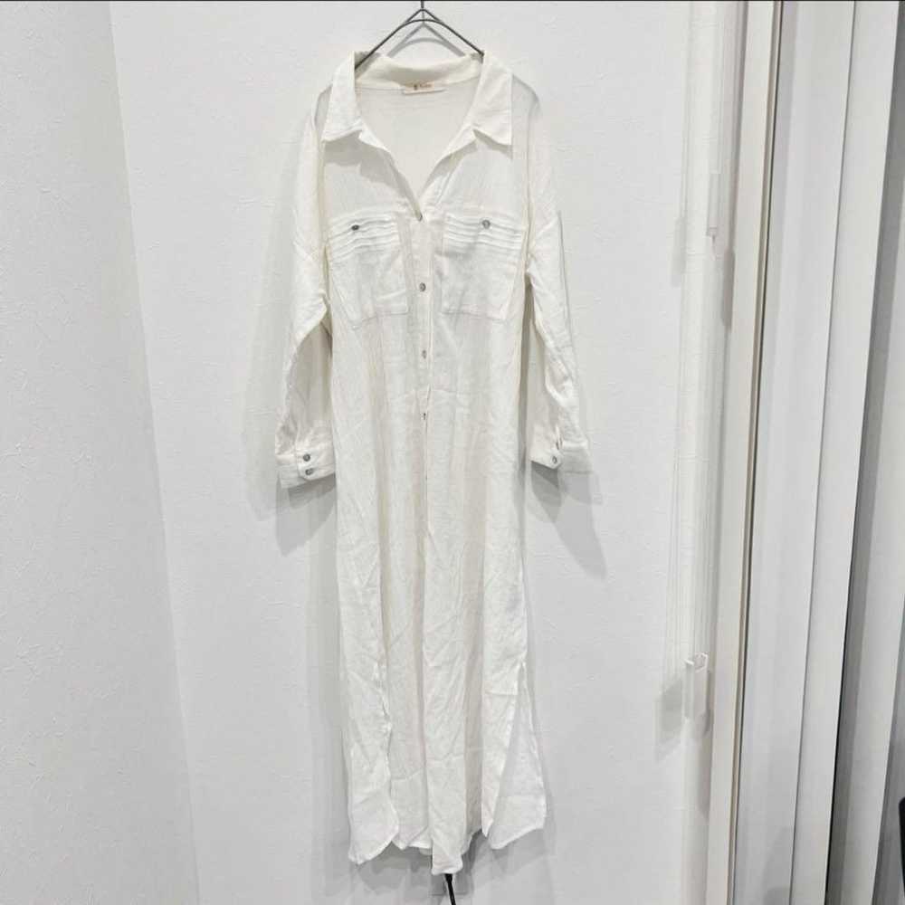 [Good Condition] Nano Universe Shirt Dress Size 38 - image 2