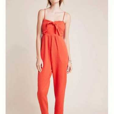 Anthropologie Isabel Tie-Front Jumpsuit