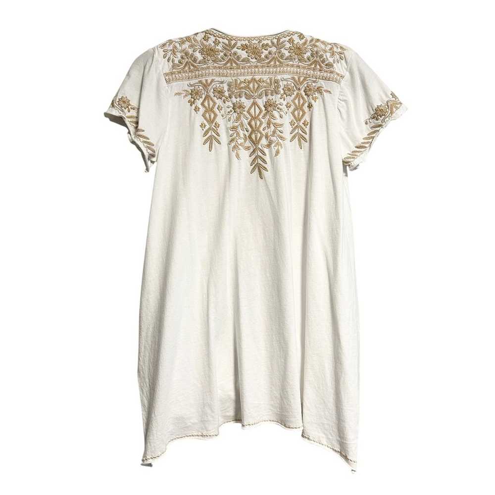 Johnny Was Kemi Knit Embroidered Short Sleeve Dra… - image 2