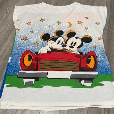 vintage mickey and minnie top - image 1