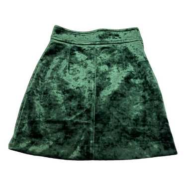 Sandro Velvet mini skirt - image 1