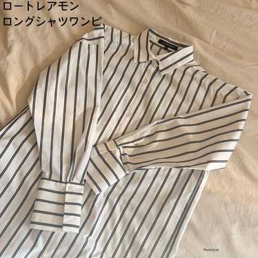 Beautiful item Lautreamont Stripe Long Shirt Dress - image 1