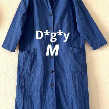 D*g*y Long Shirt Dress Blue Size M - image 1