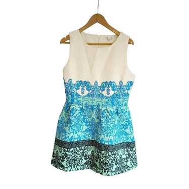 Chicwish Blue Floral Dress Size L - image 1