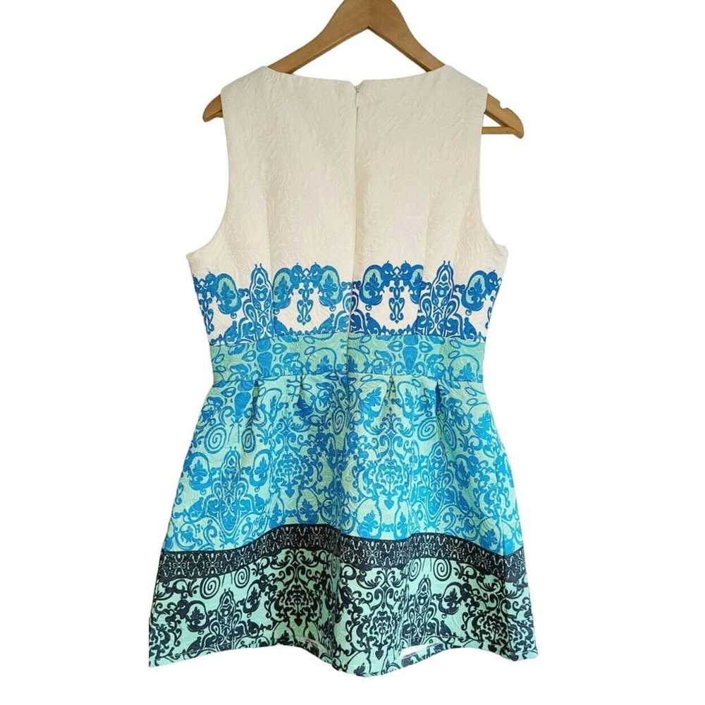 Chicwish Blue Floral Dress Size L - image 4