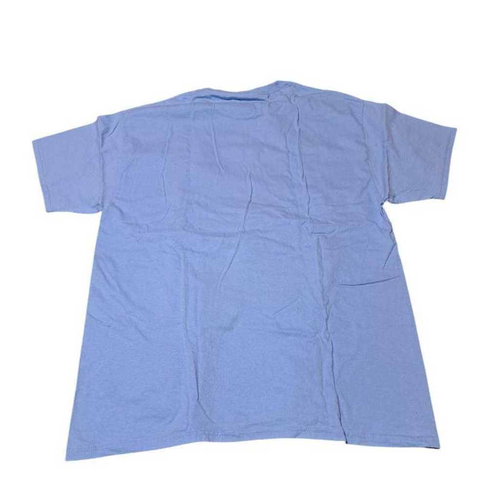 Hanes Light Blue T-shirt Size L MOM MIMI - image 5