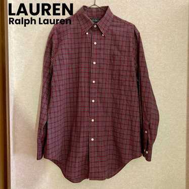 Vintage LAUREN RALPH LAUREN Non-Iron Checked Shirt