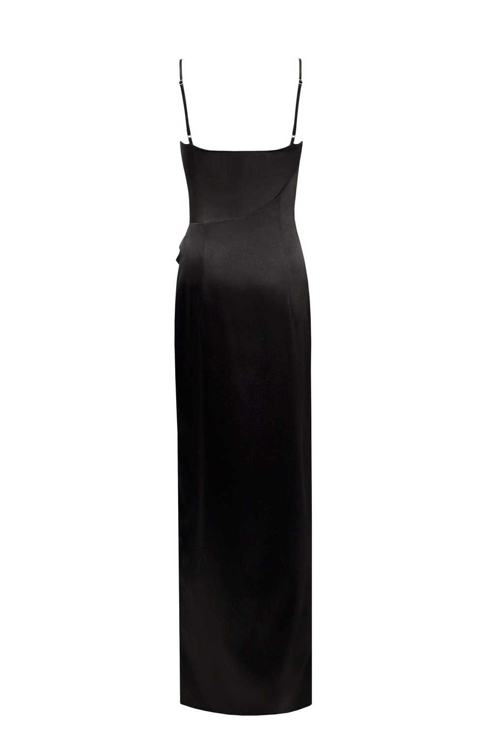 Milla Chic satin maxi dress with semi-transparent… - image 3