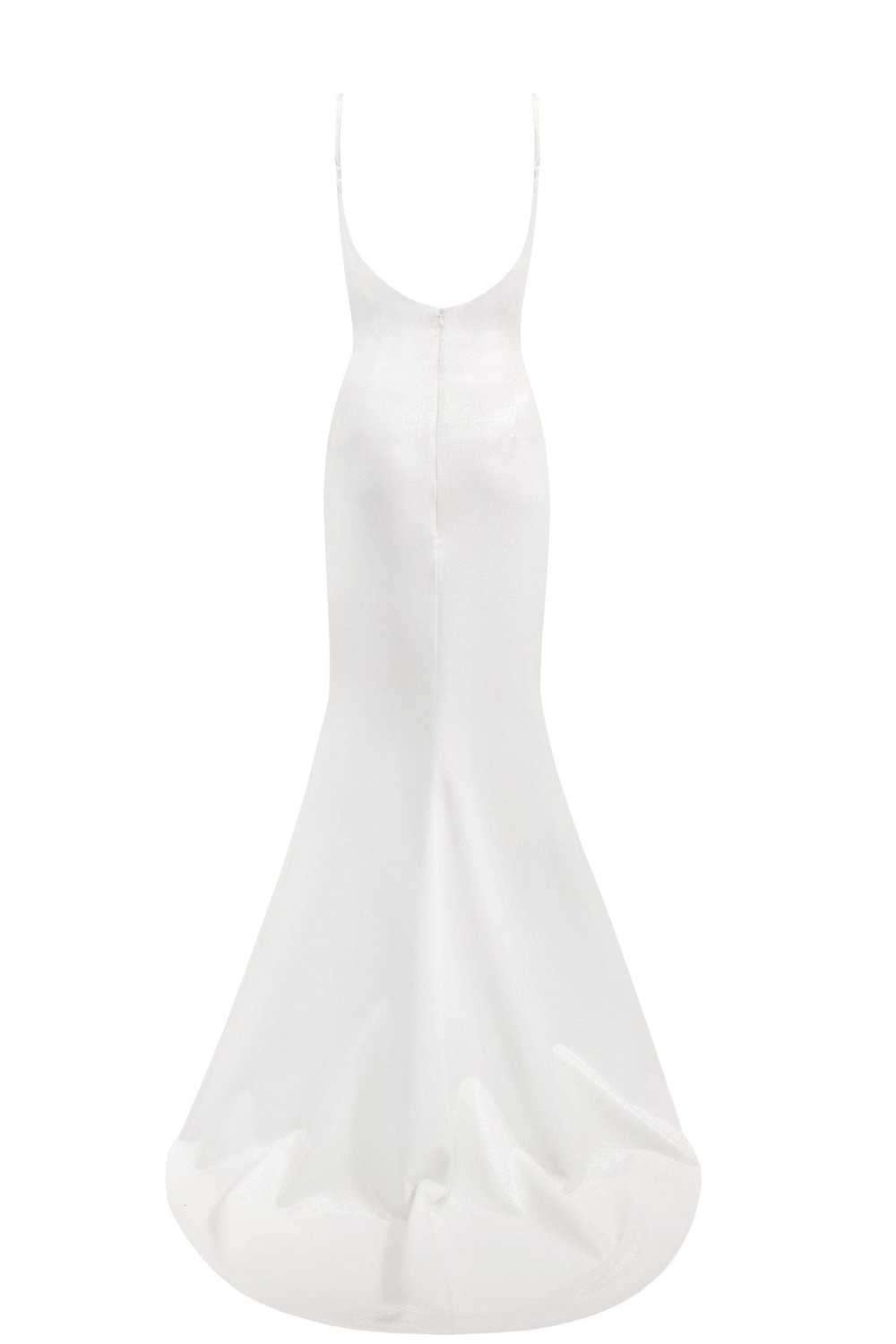 Milla Chic mermaid maxi dress in white - image 3