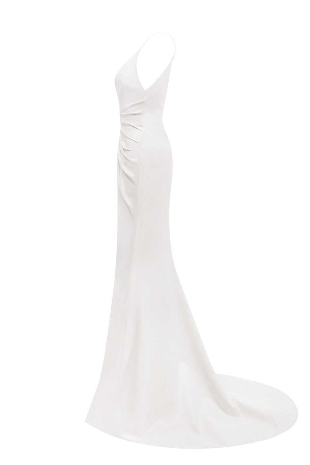 Milla Chic mermaid maxi dress in white - image 5