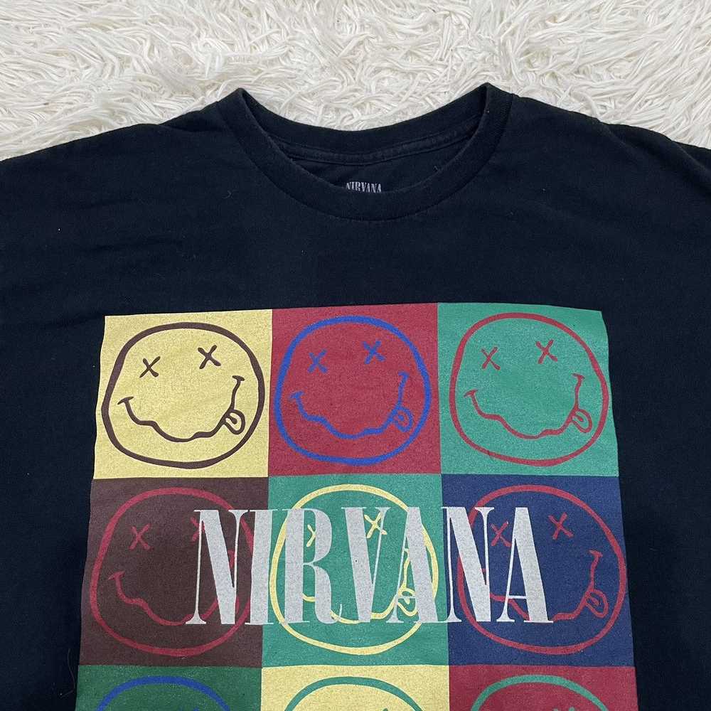 Kurt Cobain × Nirvana Nirvana Colorful Happy Face… - image 4