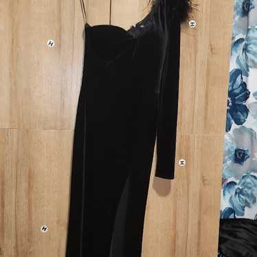 One More Night Velvet Maxi Dress