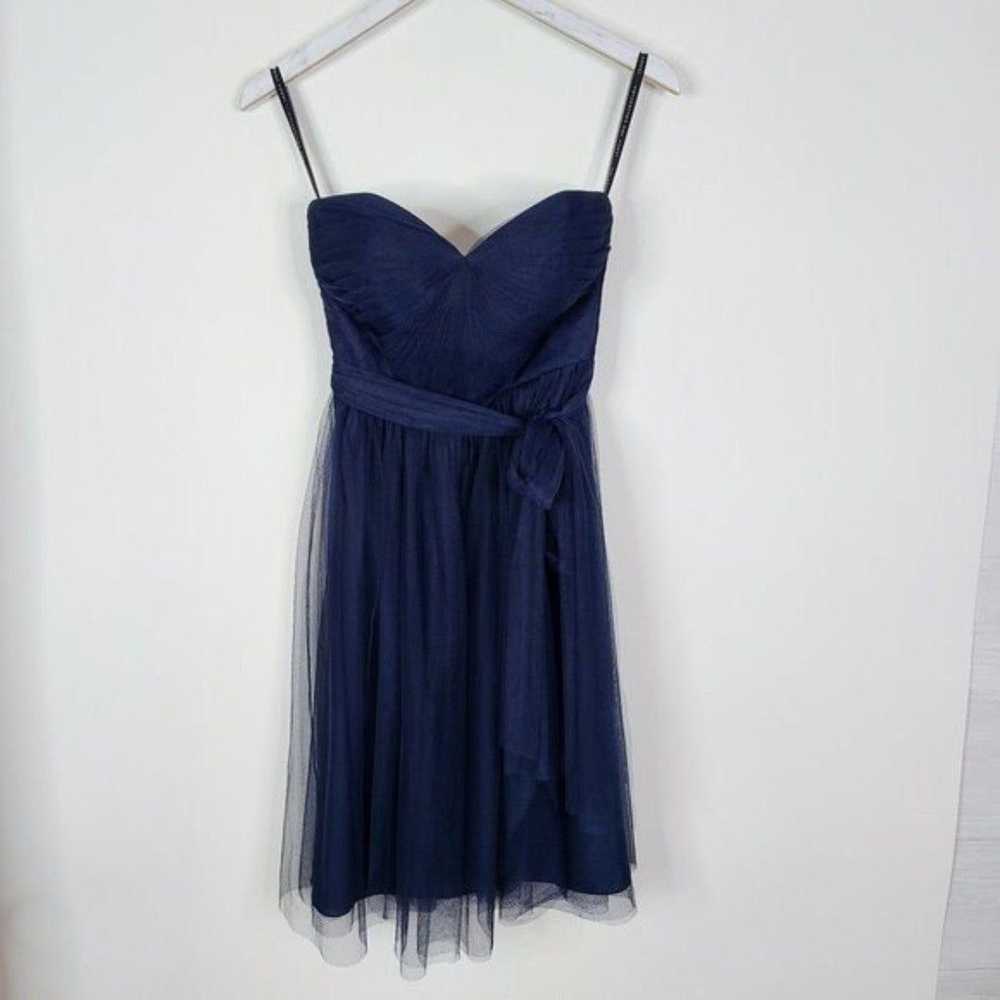 Jenny Yoo Dress Womens 4 Blue Lapis Anthropologie… - image 10