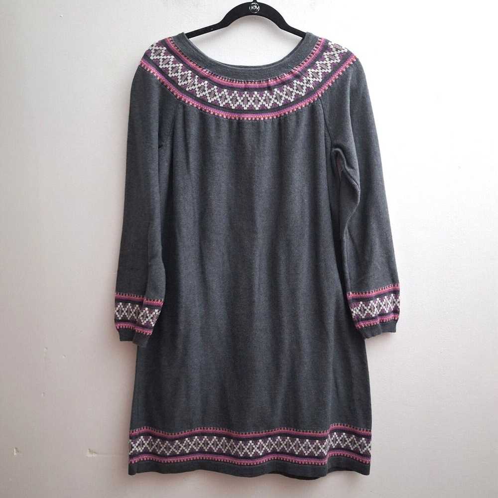 Hanna Andersson Shift Sweater Dress Womens Large … - image 2