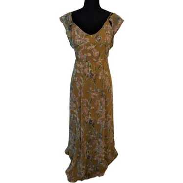 Dee Elly Yellow Floral Dress