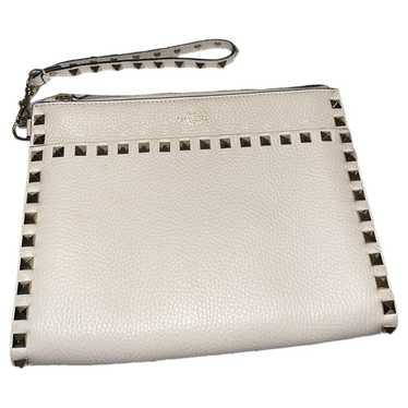 Valentino Garavani Rockstud leather clutch bag