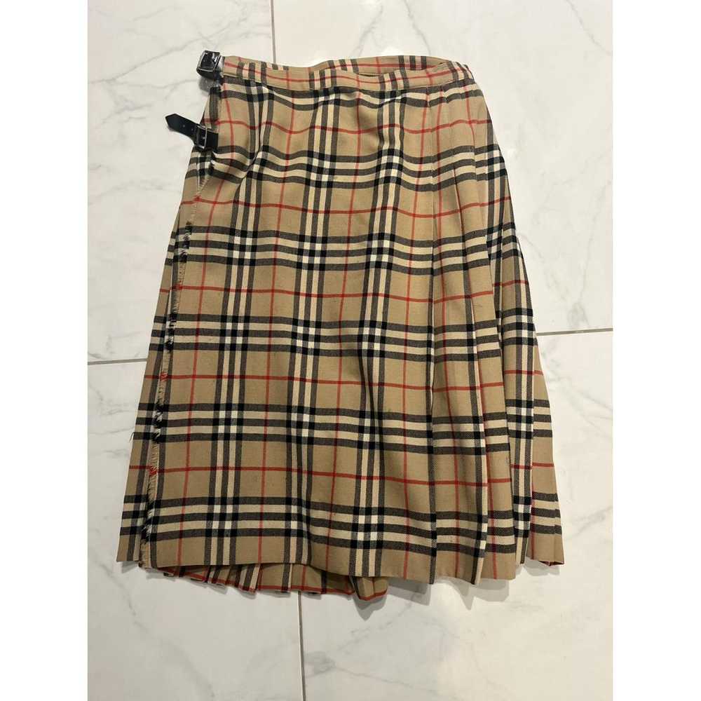 Burberry Wool mid-length skirt - image 3