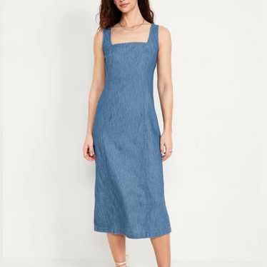 Old Navy Jean Midi Dress